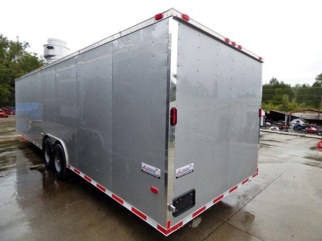 8.5' x 30' Grey Event Catering Concession Food Trailer
