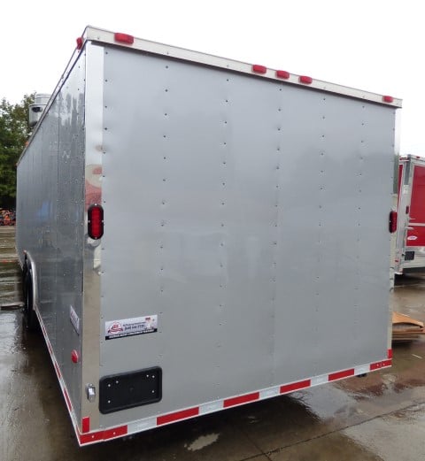 8.5' x 30' Silver Frost Concession Food Trailer With Appliances