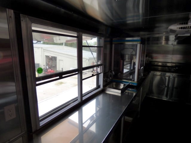 8.5' x 30' Grey Concession Food Trailer With Appliances