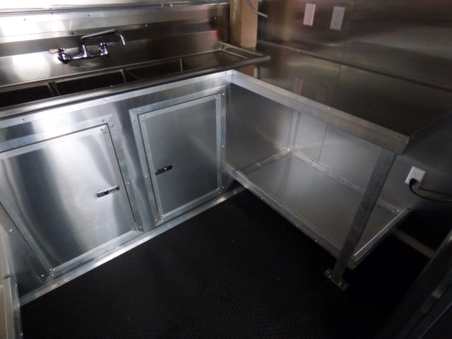 8.5' x 30' Silver Frost Concession Food Trailer With Appliances