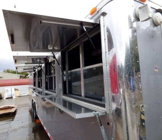 8.5' x 30' Grey Event Catering Concession Food Trailer