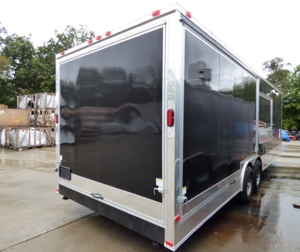 8.5' x 22' Concession Trailer Blue Catering Event Trailer