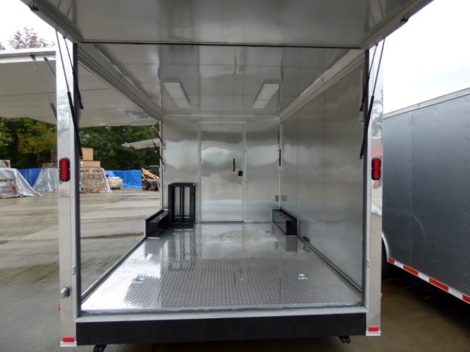 8.5' x 22' Concession Trailer Blue Catering Event Trailer