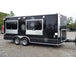 8.5' x 18' Black Catering Event Concession Food Trailer