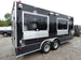 8.5' x 18' Black Catering Event Concession Food Trailer