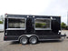 8.5' x 18' Black Catering Event Concession Food Trailer