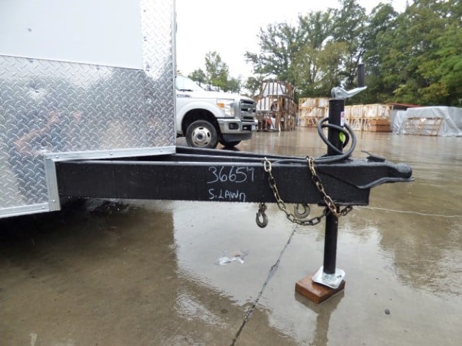 8.5' x 28' Concession Trailer White With Appliances