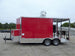 8.5' x 16' Concession Food Trailer Red BBQ Event Catering