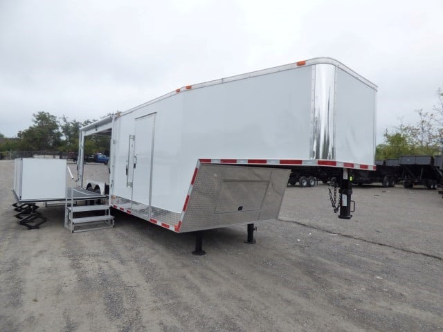 8.5' x 30' White Food Event Catering Concession Food Trailer