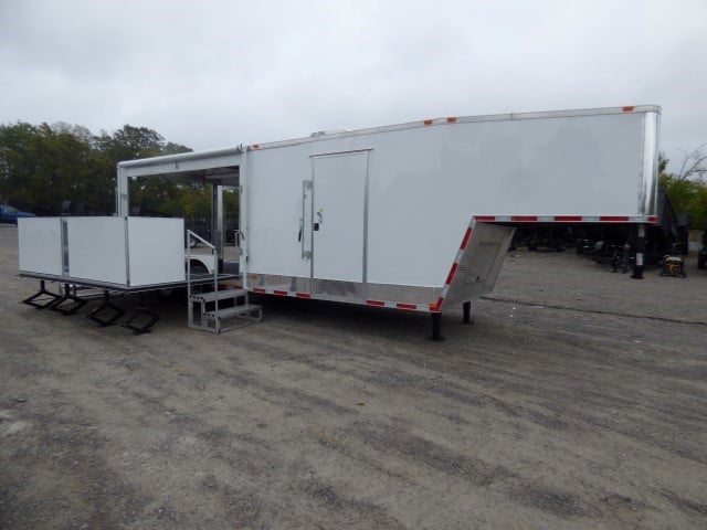 8.5' x 30' White Food Event Catering Concession Food Trailer