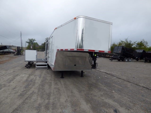 8.5' x 30' White Food Event Catering Concession Food Trailer