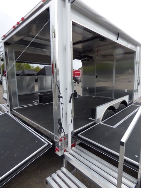 8.5' x 30' White Food Event Catering Concession Food Trailer