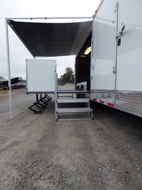 8.5' x 30' White Food Event Catering Concession Food Trailer