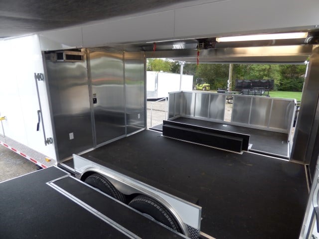 8.5' x 30' White Food Event Catering Concession Food Trailer