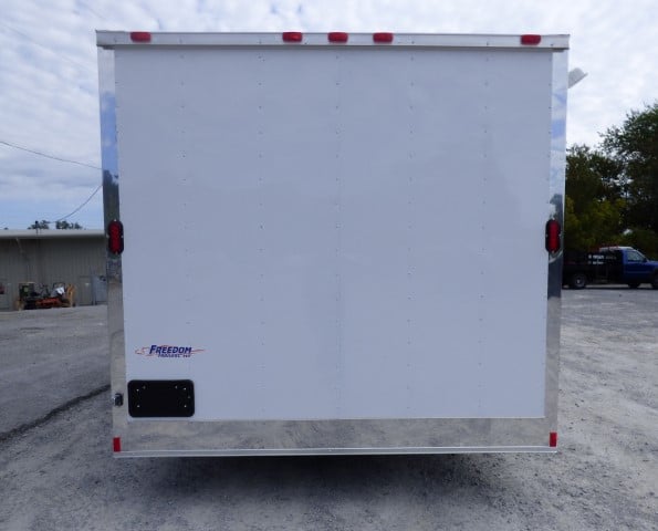 8.5' x 18' White Event Catering Concession Food Trailer