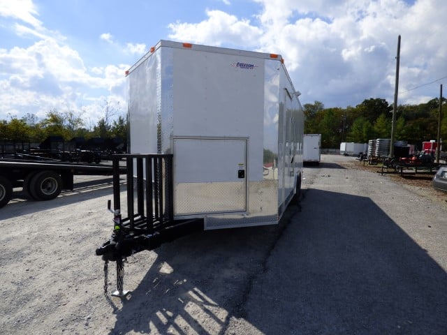 8.5' x 18' White Event Catering Concession Food Trailer