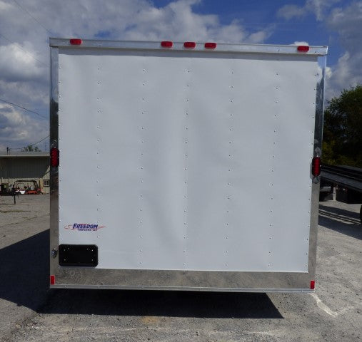 8.5' x 18' White Event Catering Concession Food Trailer