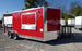 8.5' x 17' Concession Food Red Catering Event Trailer