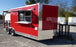 8.5' x 17' Concession Food Red Catering Event Trailer