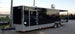 8.5' x 28' Black Concession Catering Event Food Trailer