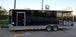 8.5' x 28' Black Concession Catering Event Food Trailer