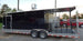 8.5' x 28' Black Concession Catering Event Food Trailer