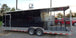 8.5' x 28' Black Concession Catering Event Food Trailer