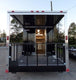 8.5' x 28' Black Concession Catering Event Food Trailer