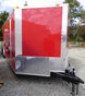 Enclosed Trailer 8.5'x24' Red & Black Equipment Hauler Storage - SLE Equipment - 3