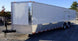 Enclosed Trailer 8.5' X 28' White Motorcycle Car Event Trailer Storage - SLE Equipment - 5
