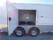 Enclosed Trailer 8.5' X 28' White Motorcycle Car Event Trailer Storage - SLE Equipment - 14