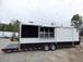 8.5' x 28' White Catering Event Trailer Concession Food Trailer