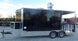 8.5' x 18' Concession Trailer Black Catering Event