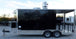 8.5' x 18' Concession Trailer Black Catering Event