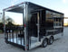 8.5' x 18' Concession Trailer Black Catering Event