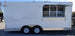 8.5' x 18' Concession Trailer White Catering Event