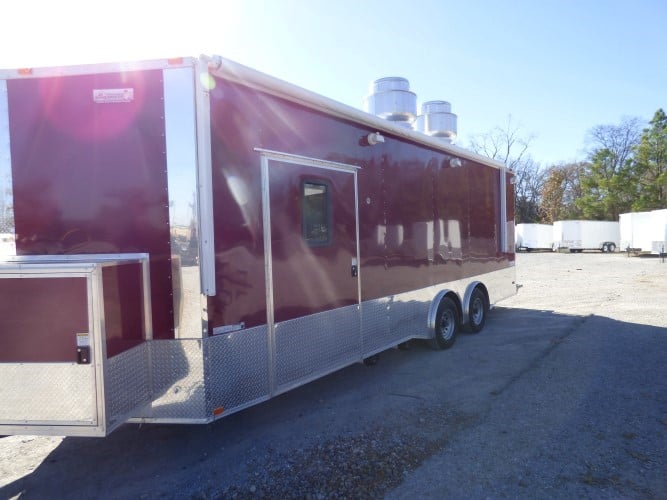 8.5' x 24' Concession Food Trailer Brandy Wine Catering Event