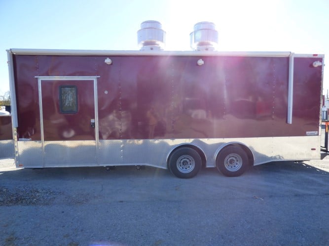 8.5' x 24' Concession Food Trailer Brandy Wine Catering Event