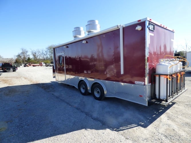 8.5' x 24' Concession Food Trailer Brandy Wine Catering Event