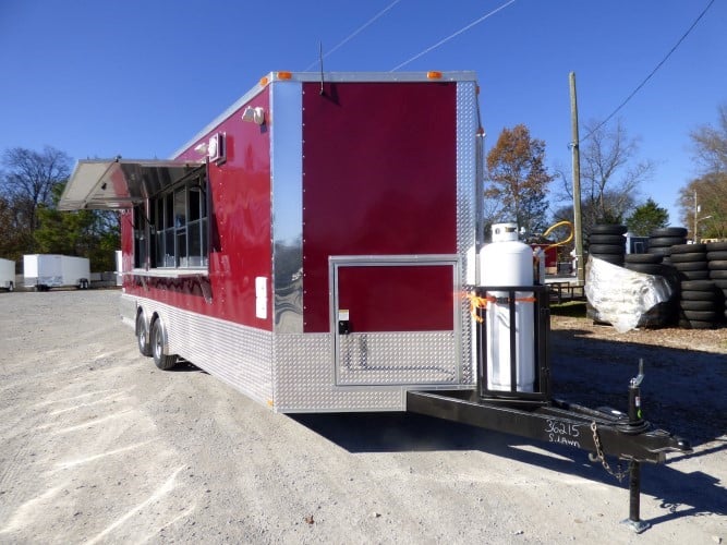 8.5' x 24' Concession Food Trailer Brandy Wine Catering Event