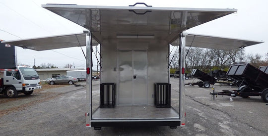 8.5' x 24' Silver Frost Catering Event Concession Food Trailer