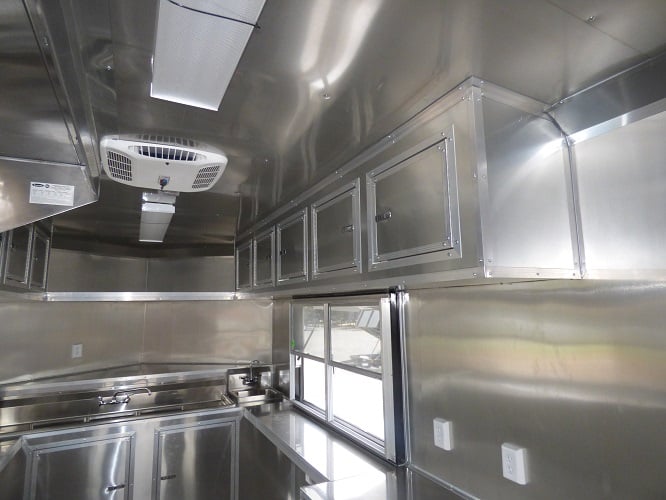 8.5' x 24' Silver Frost Catering Event Concession Food Trailer