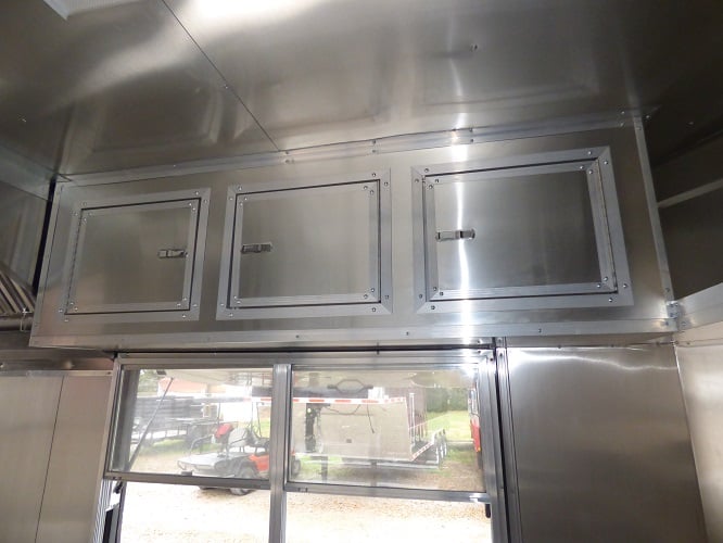 8.5' x 24' Silver Frost Catering Event Concession Food Trailer