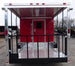 8.5' x 22' Concession Food Trailer Red Catering Event