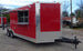 8.5' x 22' Concession Food Trailer Red Catering Event