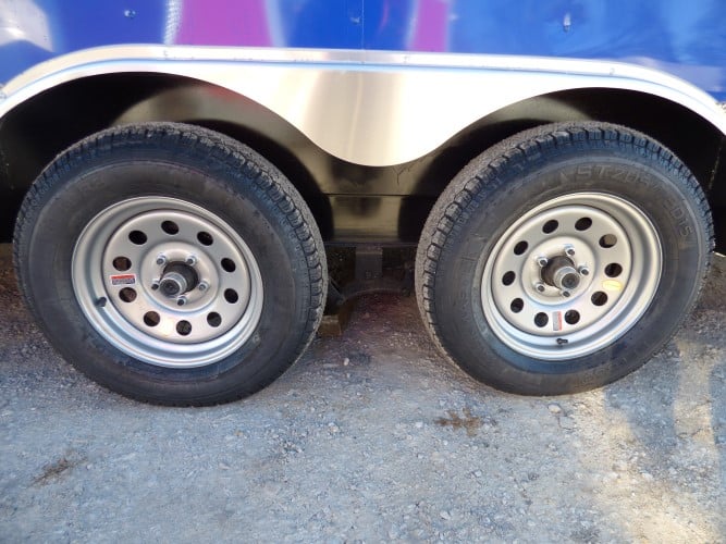 8.5' x 20' Cobalt Blue Catering Event Concession Food Trailer