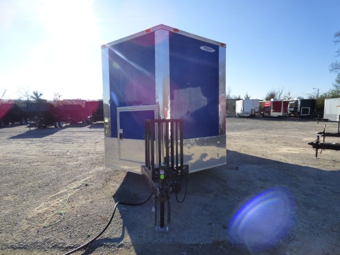 8.5' x 20' Cobalt Blue Catering Event Concession Food Trailer