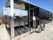 8.5' x 28' Black Catering Event Concession Food Trailer