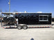 8.5' x 28' Black Catering Event Concession Food Trailer