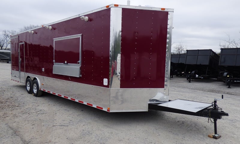 8.5' x 30' Concession Food Brandy Wine Trailer